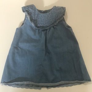 Zara Mini Girl's Denim Dress